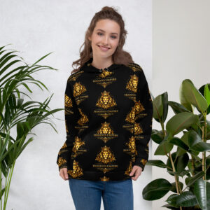 Black hoodie with hoodies empire print