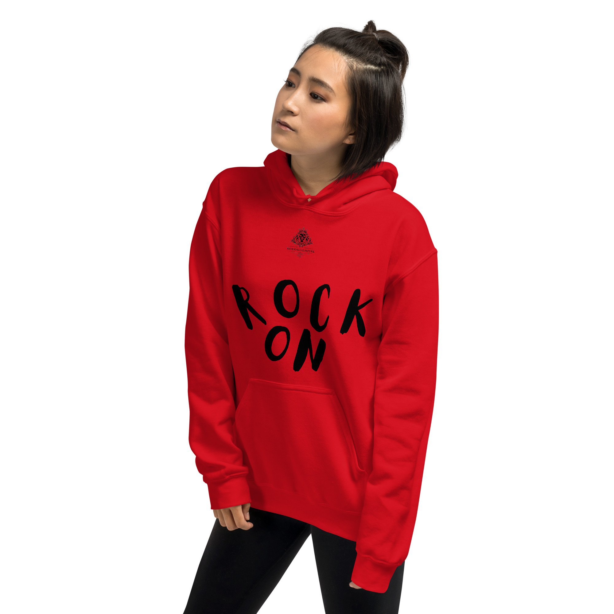 Red Hoodie for Women Rock | On Premium Soft Fleece & Bold Style | Hoodies Empir - Image 9