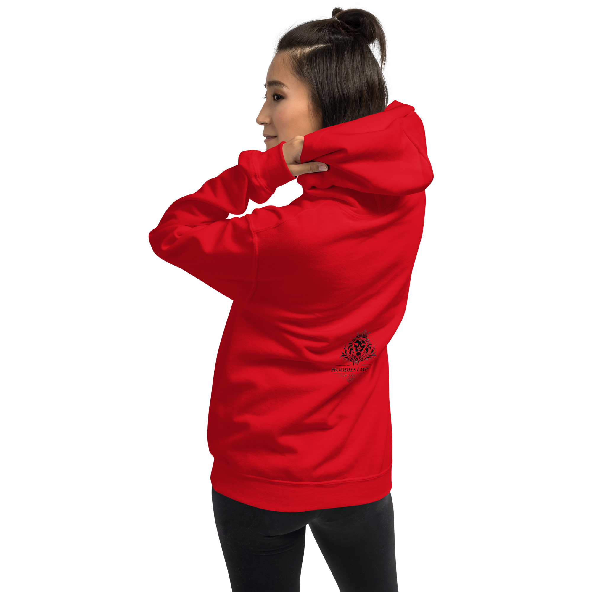 red-hoodie, hoodies for womens, red-hoodies for women, red hoodies, fleece hoodie, rock on hoodie, hoodies empire, hoodiesempire.com
