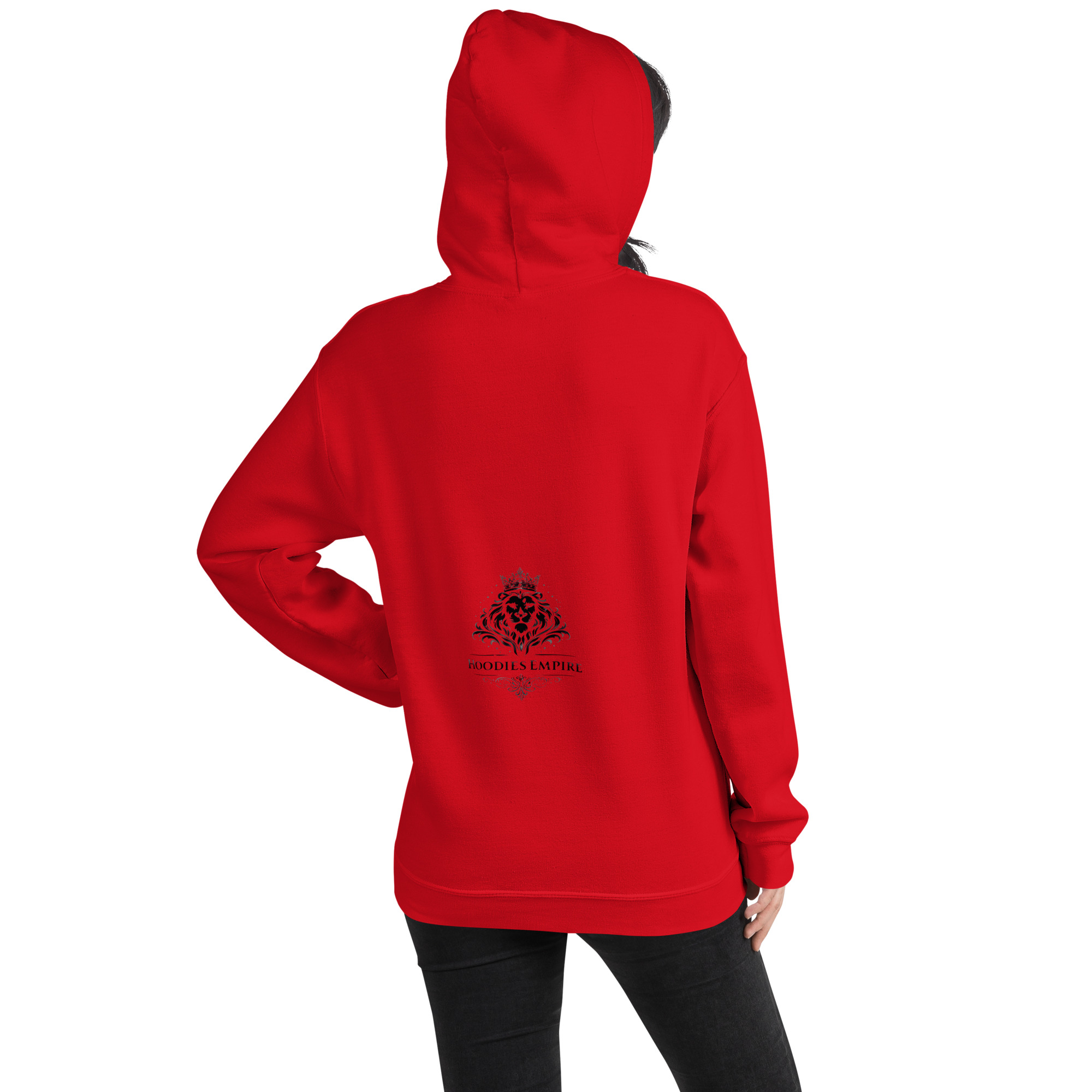 Red Hoodie for Women Rock | On Premium Soft Fleece & Bold Style | Hoodies Empir - Image 12