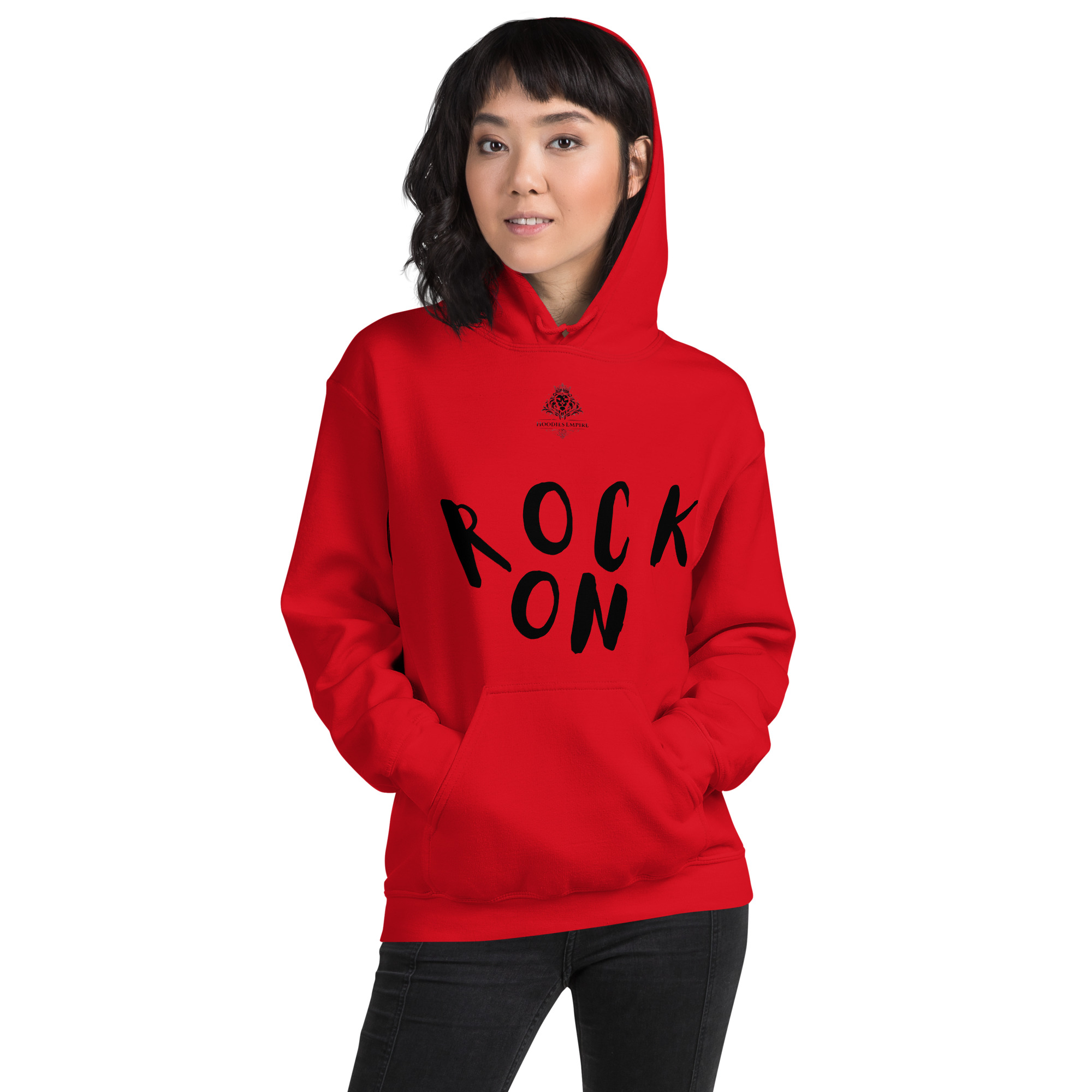Red Hoodie for Women Rock | On Premium Soft Fleece & Bold Style | Hoodies Empir - Image 14