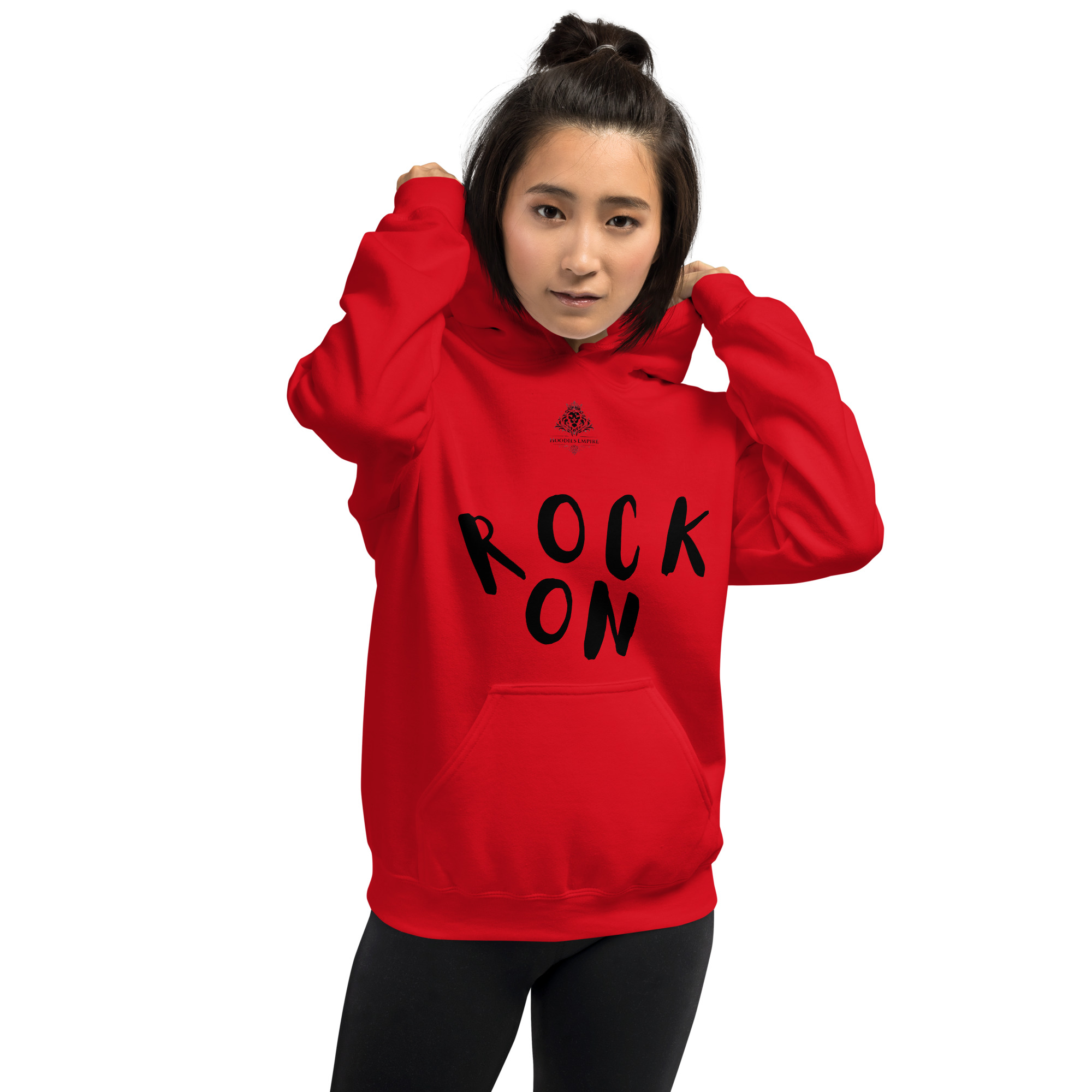 Red Hoodie for Women Rock | On Premium Soft Fleece & Bold Style | Hoodies Empir - Image 15