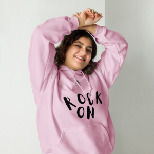 Pink-hoodie, Rock-On-Pink-hoodie,pink-hoodie, hoodies-empire-Pink-hoodie, pink-hoodie-for-women, Pink-hoodie-for-women, hoodies-empire, positive-quote-hoodie, hoodiesempire.com