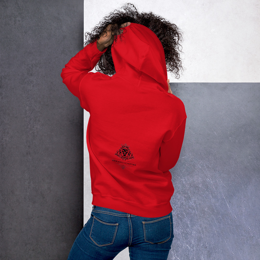 Red Hoodie for Women Rock | On Premium Soft Fleece & Bold Style | Hoodies Empir - Image 2