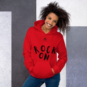 Red Hoodie for Women Rock | On Premium Soft Fleece & Bold Style | Hoodies Empir