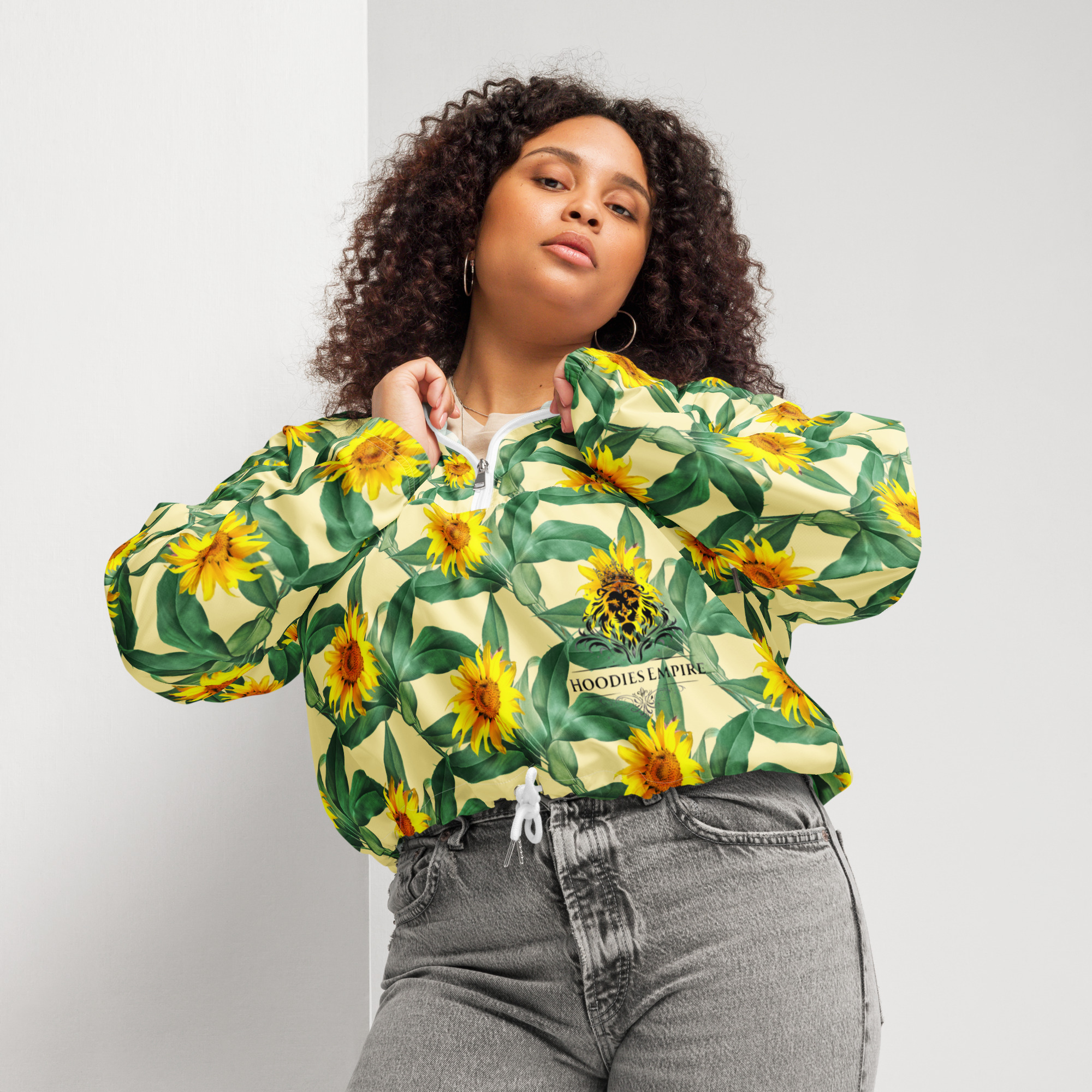 hoodie with flowers, hoodies for women, flower hoodies, yellow flower hoodie, flower hoodies, hoodies empire, hoodiesempire.com