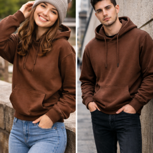 Brown hoodie