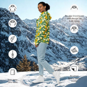 Zip-Up-Flower-Hoodie, Green-hoodie_Zip-up-hoodie_flower-hoodie_hoodies_Empire_hoodies_hoodie_mens-hoodie_womens-hoodie_hoodiesempire.com