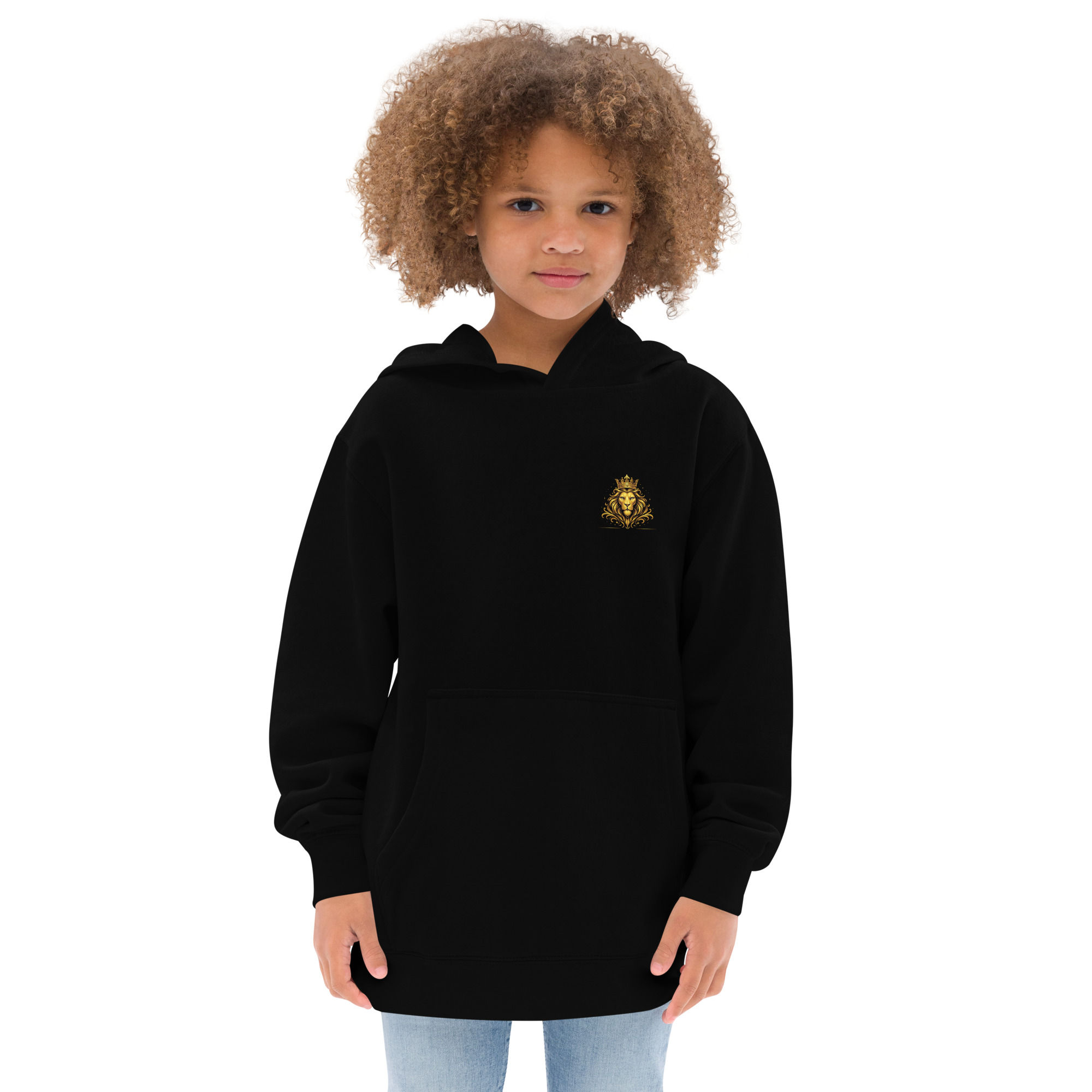 Kids black hoodie - Image 2