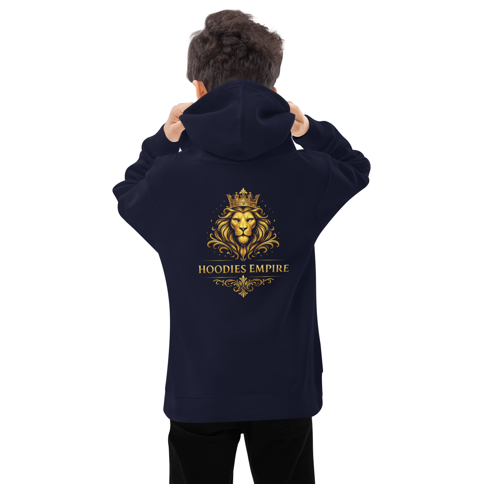 Kids black hoodie - Image 4